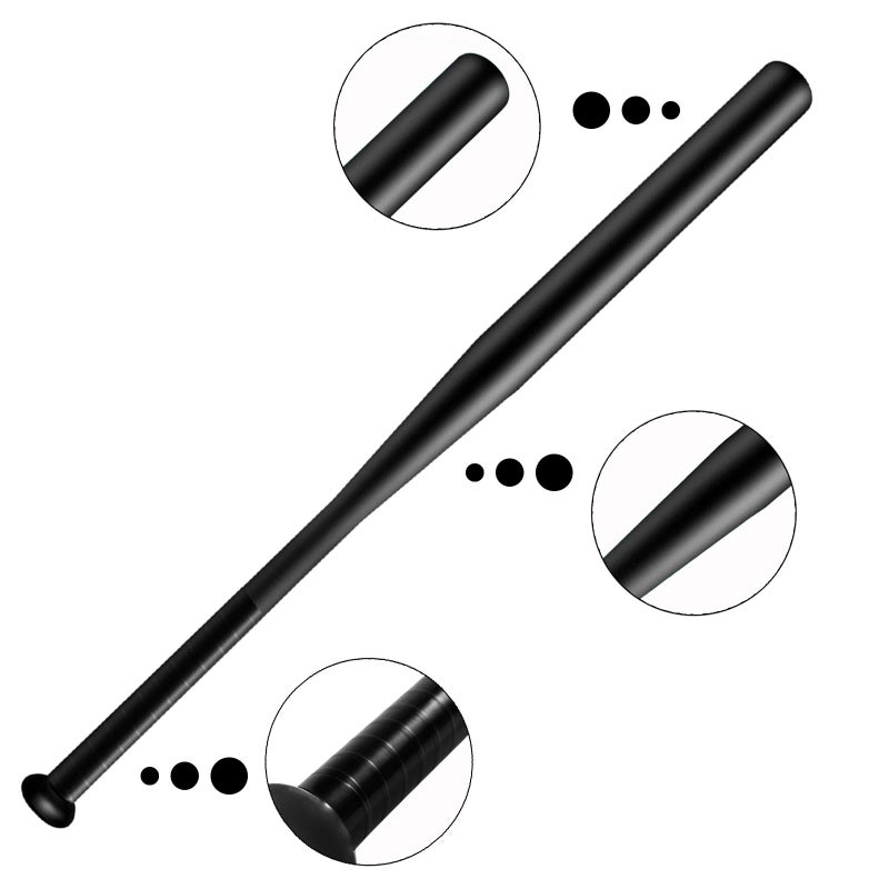 Tuggui Baseball Bat Steel with Carrying Bag (28 in, Black) - Image 3